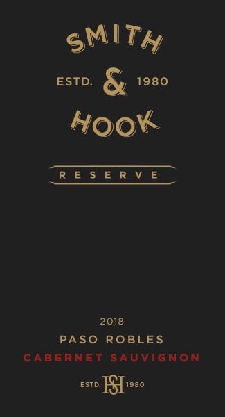 Smith & Hook Reserve Cabernet Sauvignon Paso Robles 2018 - 750ml
