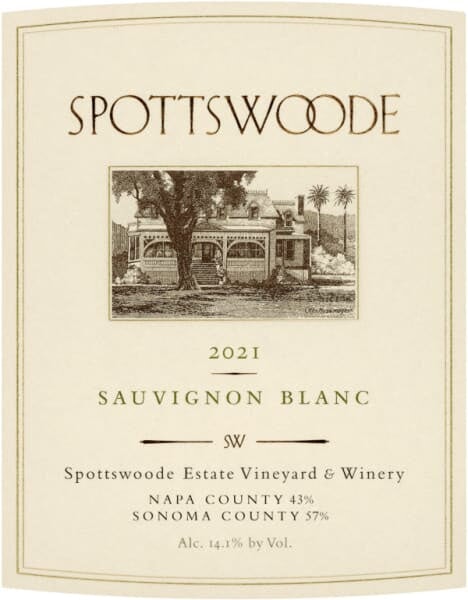 Spottswoode Sauvignon Blanc 2021 - 750ml