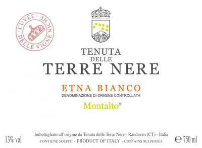 Terre Nere Etna Bianco V. Niche 'Contrada Montalto' 2021 - 750ml