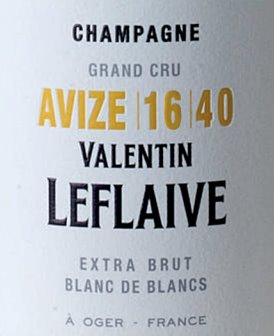 Valentin Leflaive Avize Grand Cru Blanc de Blancs Extra Brut - 750ml