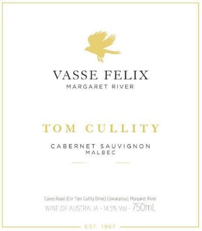 Vasse Felix 'Tom Cullity' Cabernet Sauvignon-Malbec 2018 - 750ml