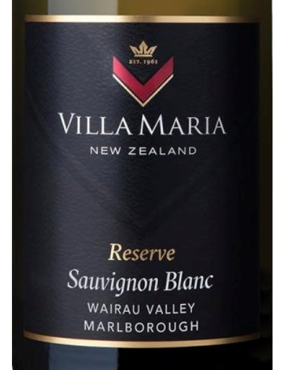 Villa Maria Reserve Wairau Valley Sauvignon Blanc 2022 - 750ml