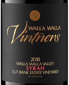 Walla Walla Vintners Cut Bank Estate Vineyard Syrah 2018 - 750ml