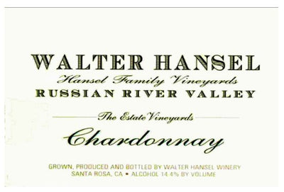 Walter Hansel Estate Chardonnay 2021 - 750ml