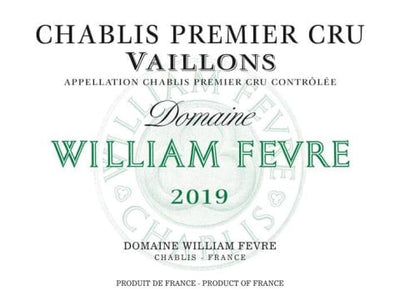 William Fevre Chablis Vaillons Premier Cru 2019 - 750ml
