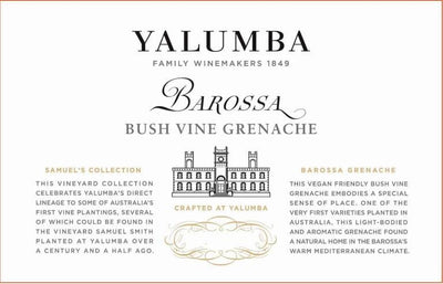 Yalumba Barossa Bush Vine Grenache 2018 - 750ml