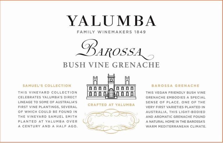 Yalumba Barossa Bush Vine Grenache 2018 - 750ml