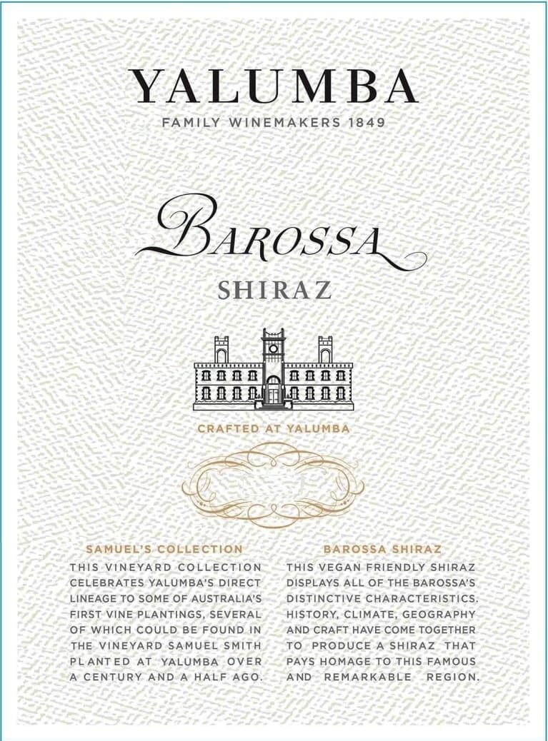 Yalumba Barossa Shiraz 2018 - 750ml